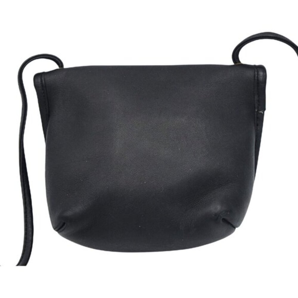Vintage Coach Everett Mini Crossbody Black Leather Purse USA #9934 - Picture 2 of 10